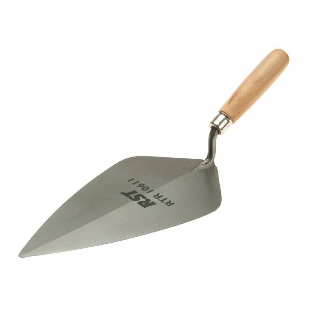 R.s.t. RTR10611 London Pattern Brick Trowel Wooden Handle 11In