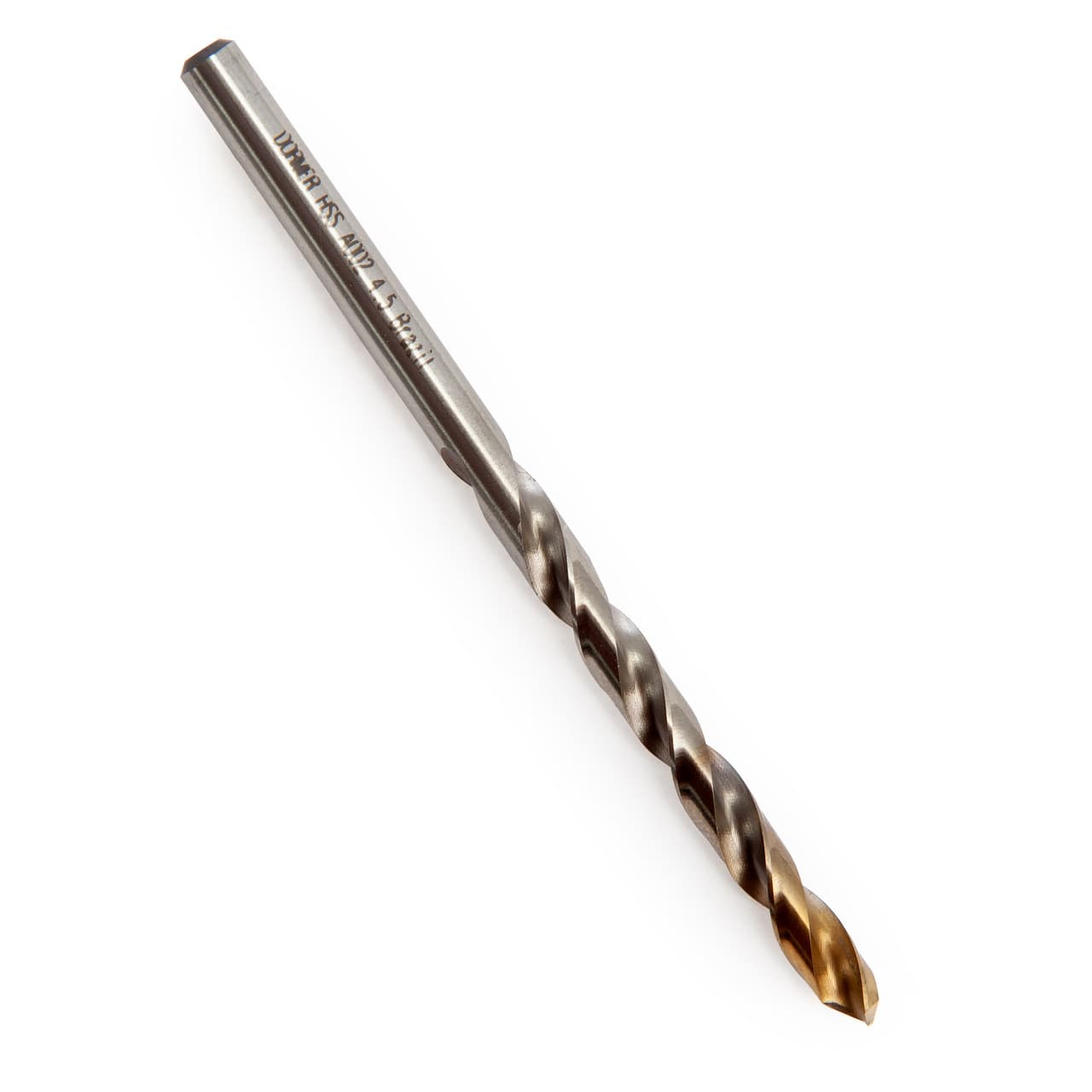 Dormer A002 Hss Tin Coated Tip Jobber Drill Bits 4.5Mm (Box Of 10)