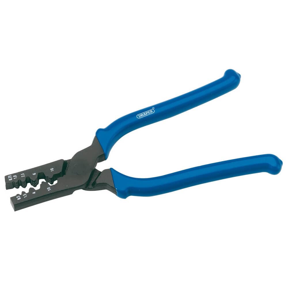 Draper 62226 9 Way Crimping Plier Ferrule Cable Wire Crimping Tool 190Mm each