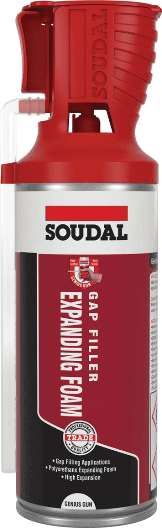 Soudal Gap Filler Expanding Foam - Genius Gun® Champagne 300Ml 152760