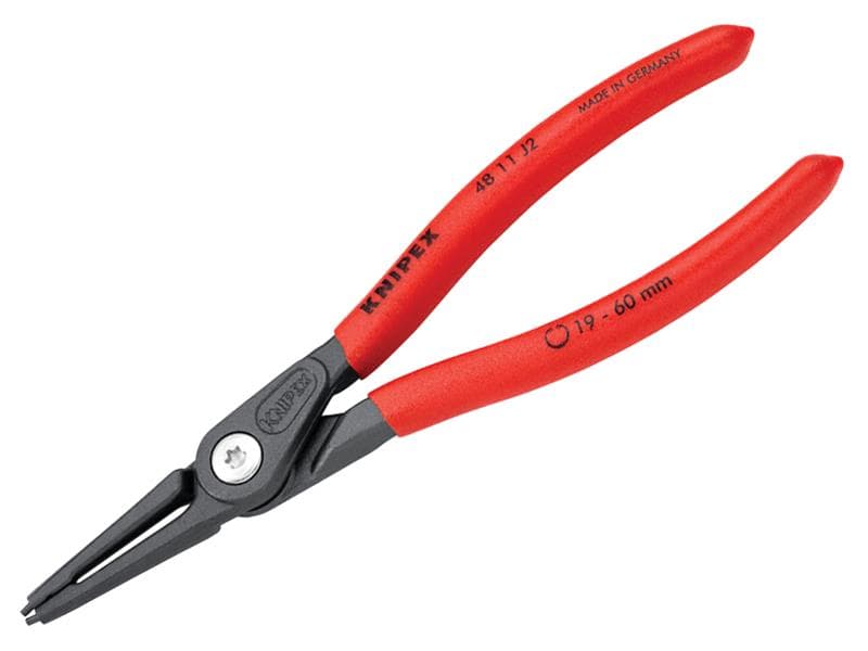 Knipex 48 11 J2 SB Precision Circlip Pliers Internal Straight 19-60Mm J2