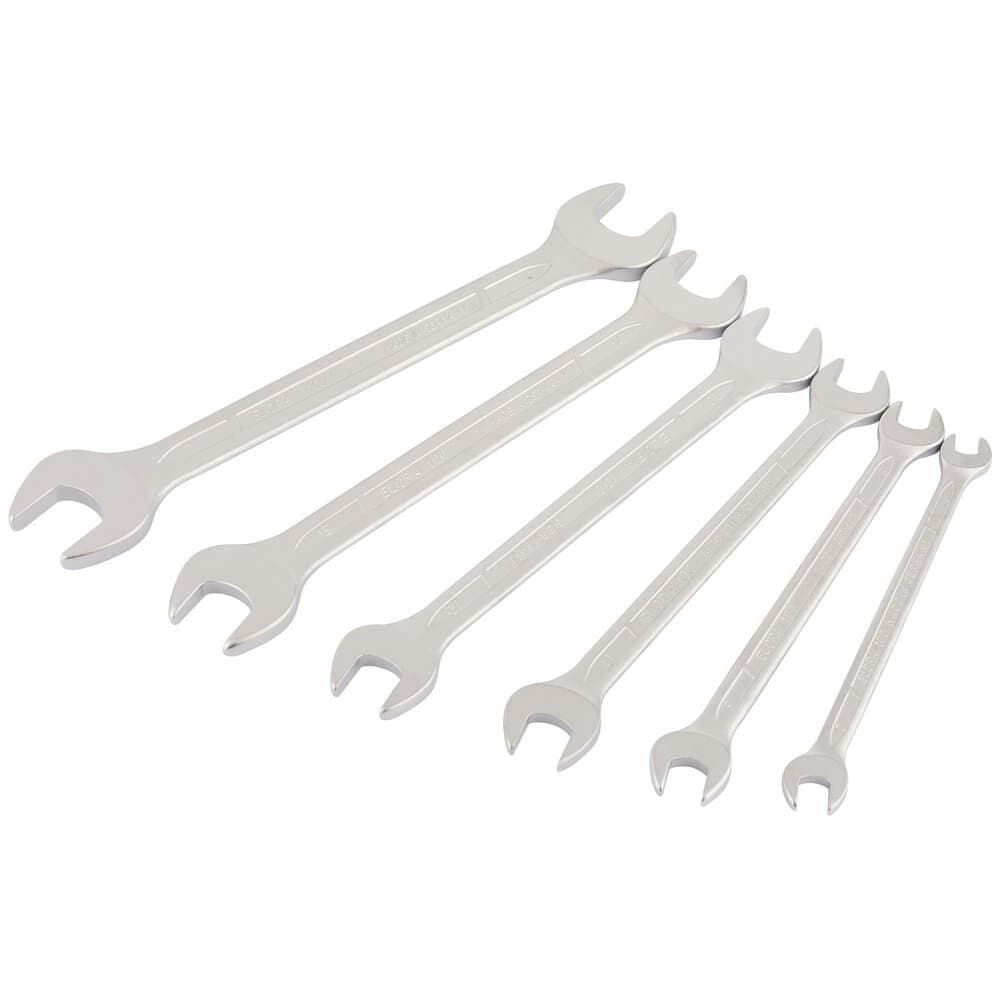 Elora 01341 Long Metric Open End Spanner Set (6 Piece) per set