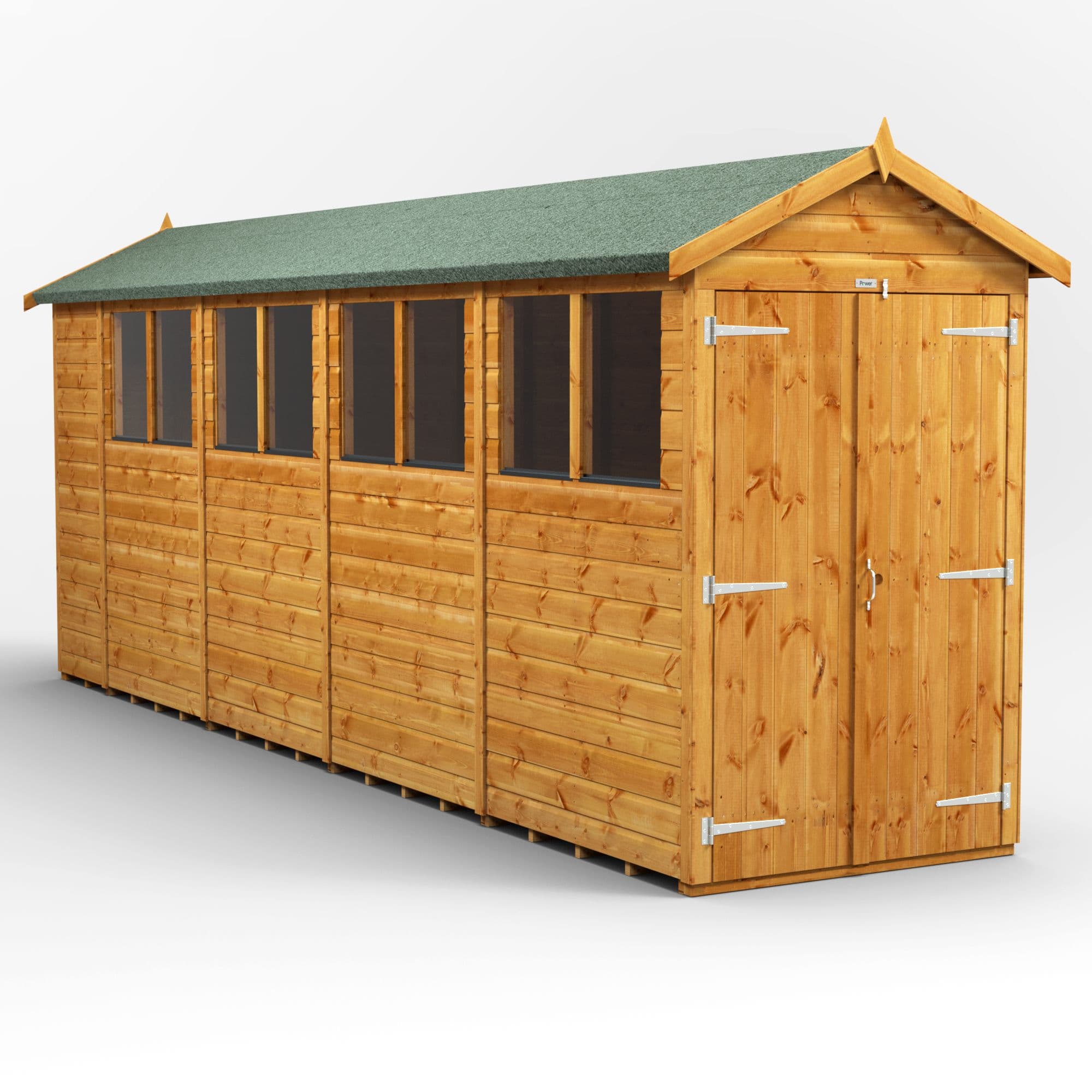 Powersheds 18 x 4 Power Apex Double Door