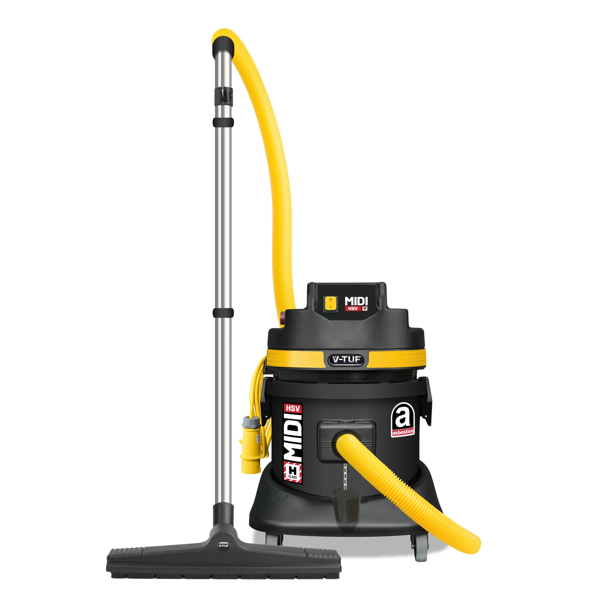 V-Tuf Durable Midi H-Class 110V 1400W Dust Extractor, 21L