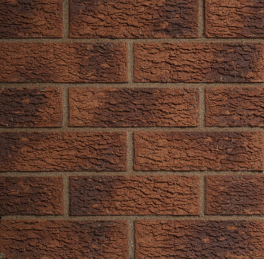 Carlton Red Heather Rustic Facing Brick - Pack of 464, Size: 215x102.50x73mm