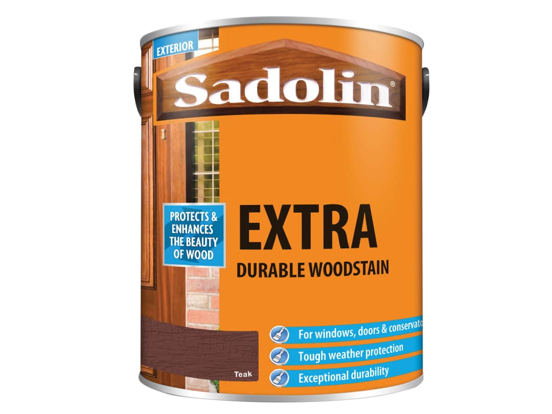 Sadolin Extra Durable Woodstain Teak 5 litre 5028536