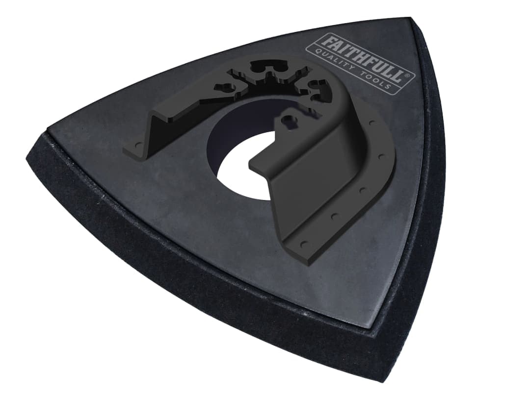 Faithfull Delta Hook & Loop Sanding Pad Triangular 93mm FAIMFPAD93