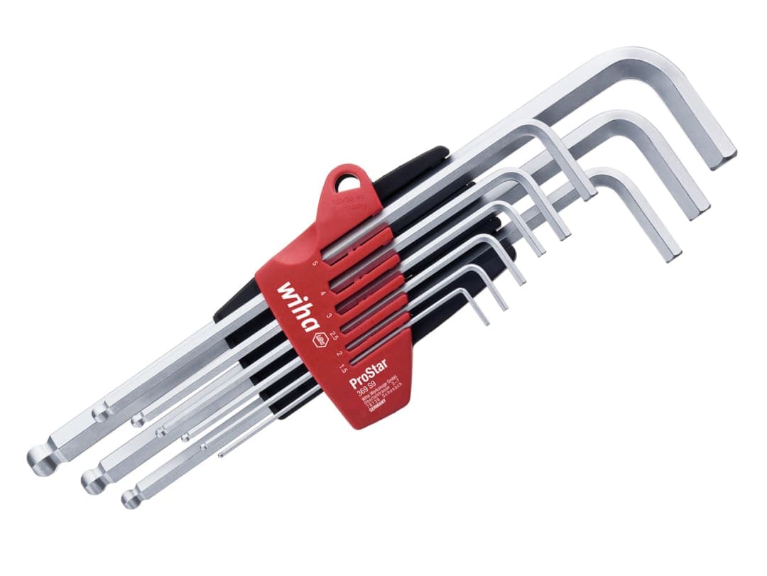 Wiha ProStar Hex Ball End L-key Set, 9 Piece 07192