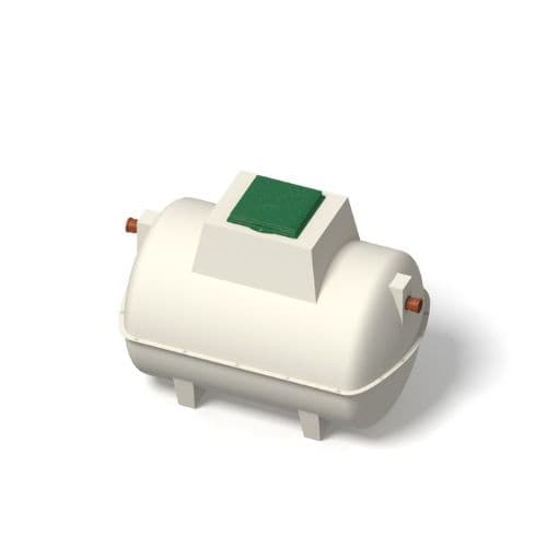 Marsh ENSIGN 6 Person Sewage Treatment Plant with Pressure Switch Beacon Alarm & 1000mm Riser & 200mm AVR Unit - Gravity Outlet