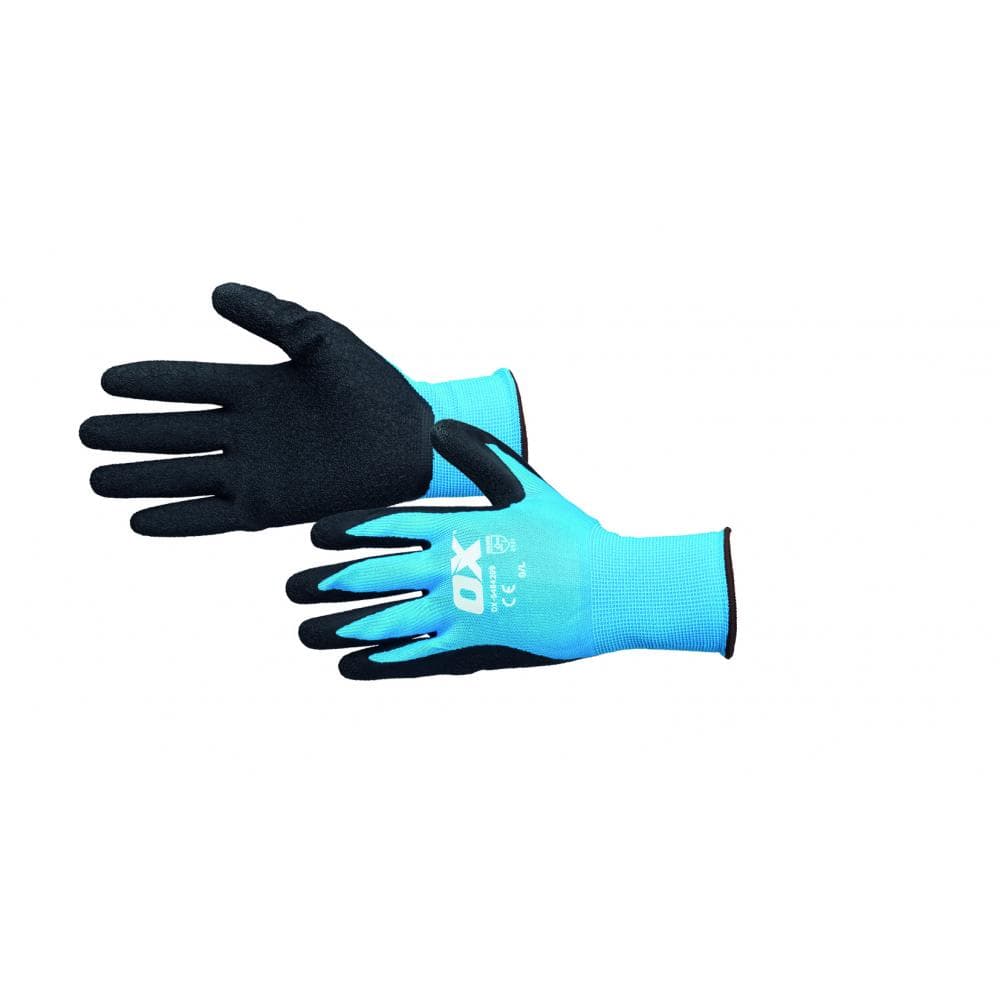 Ox Tools OX-S484209 Ox Latex Flex Glove Size 9 / L EA