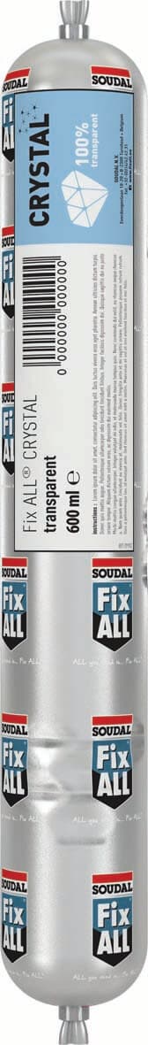 Soudal Fix All® Crystal Crystal Clear 600Ml 146186
