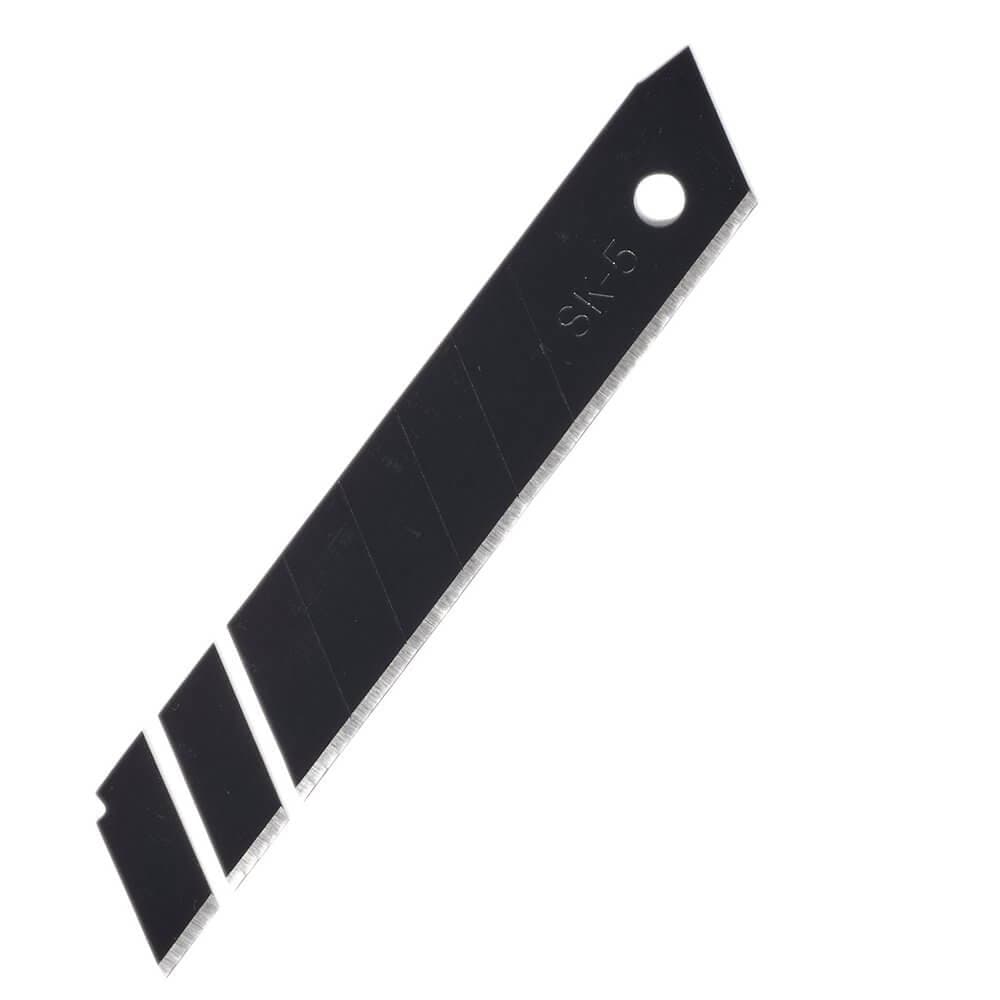 Draper Snap-Off Segment Knife Blades 18Mm Black (Pack Of 10) Pk 1 27787