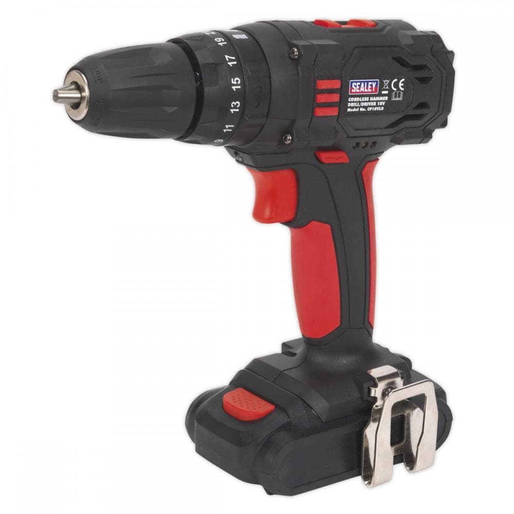 Sealey CP18VLD 18V Ø10Mm Cordless Combi Drill