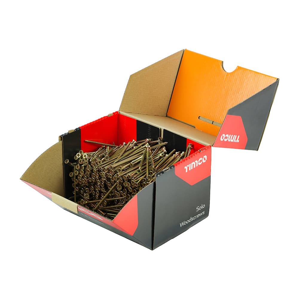 Timco 40080SOLOIND Solo Woodscrew Industry Pack 4.0 X 80 Box 1000