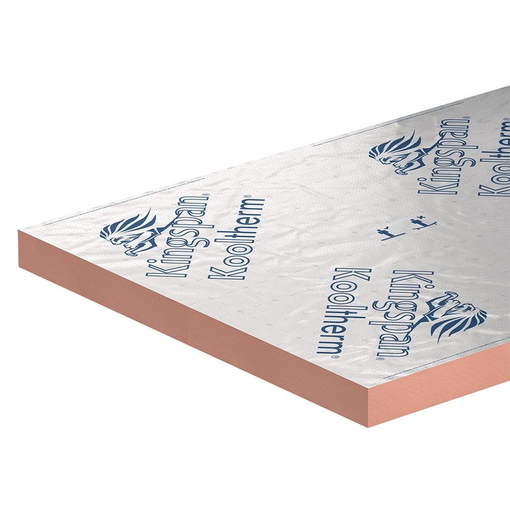 Kingspan K107 Kooltherm Pitched Roof Board 2400mm x 1200mm x 120mm - Pack of 2 | 5.76m2