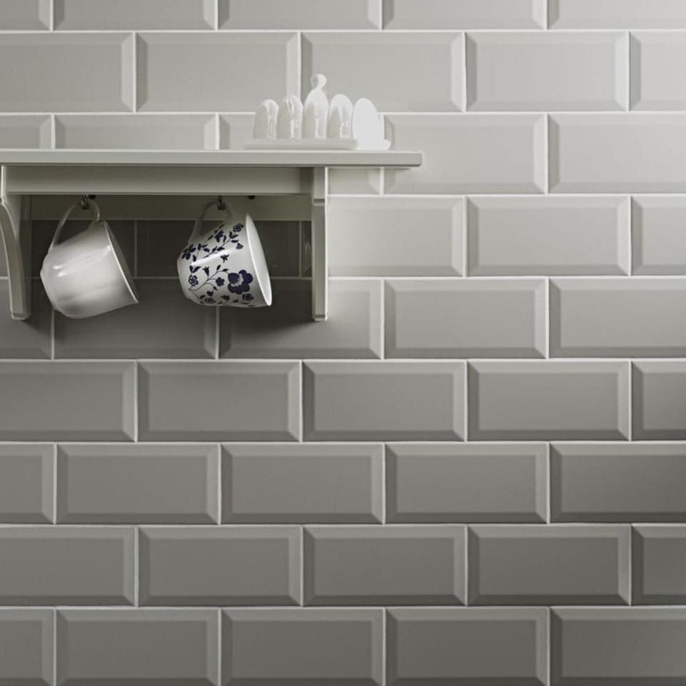 Metro Grey Wall Tile 10x20cm
