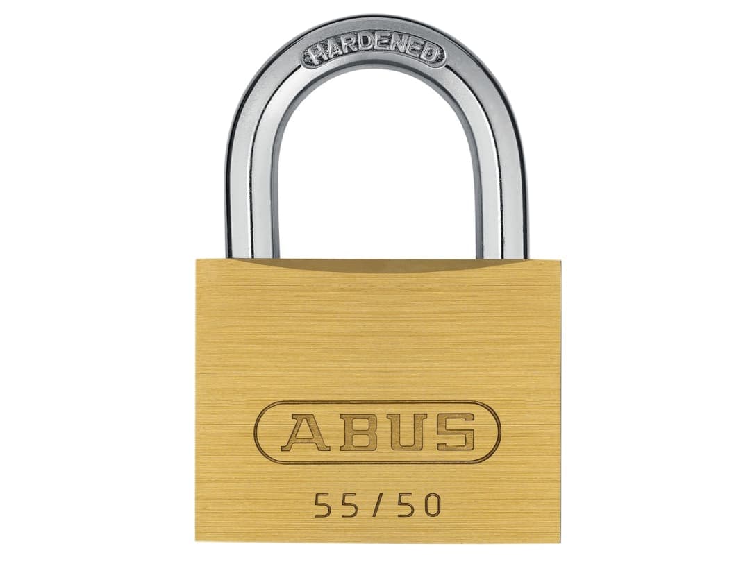 ABUS Mechanical 55/50mm Brass Padlock Carded 10035083-01