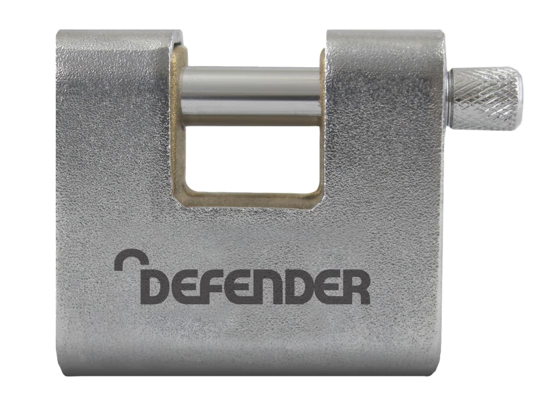 DEFENDER Armoured Warehouse Block Padlock 80mm DFAW80