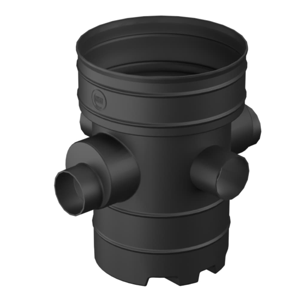 Catchpit Chamber Base - 450mm Diameter For 225mm Twinwall with 150mm Inlets