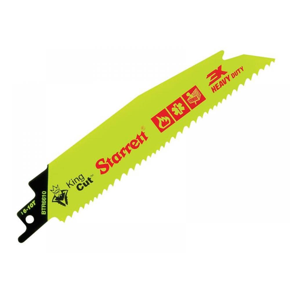 Starrett BTR6610-5 Btr6610-5 Bi-Metal King Cut™ Demolition Blade 152Mm 6-10 Tpi (Pack 5)