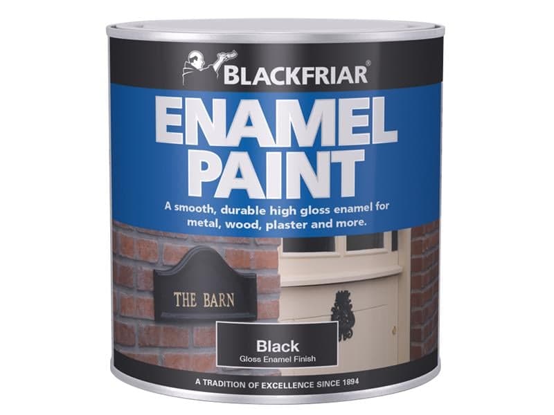 Blackfriar BF0900002F2 Enamel Paint Gloss Black 250Ml