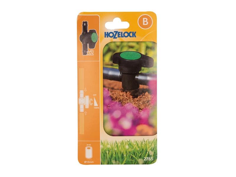 Hozelock 100-001-326 2765 Flow Control Valve 13Mm (Pack 2)