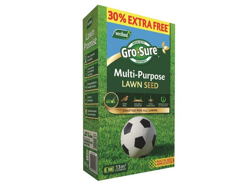 Gro-Sure Multi-Purpose Lawn Seed 10M² + 30% Free 20500301