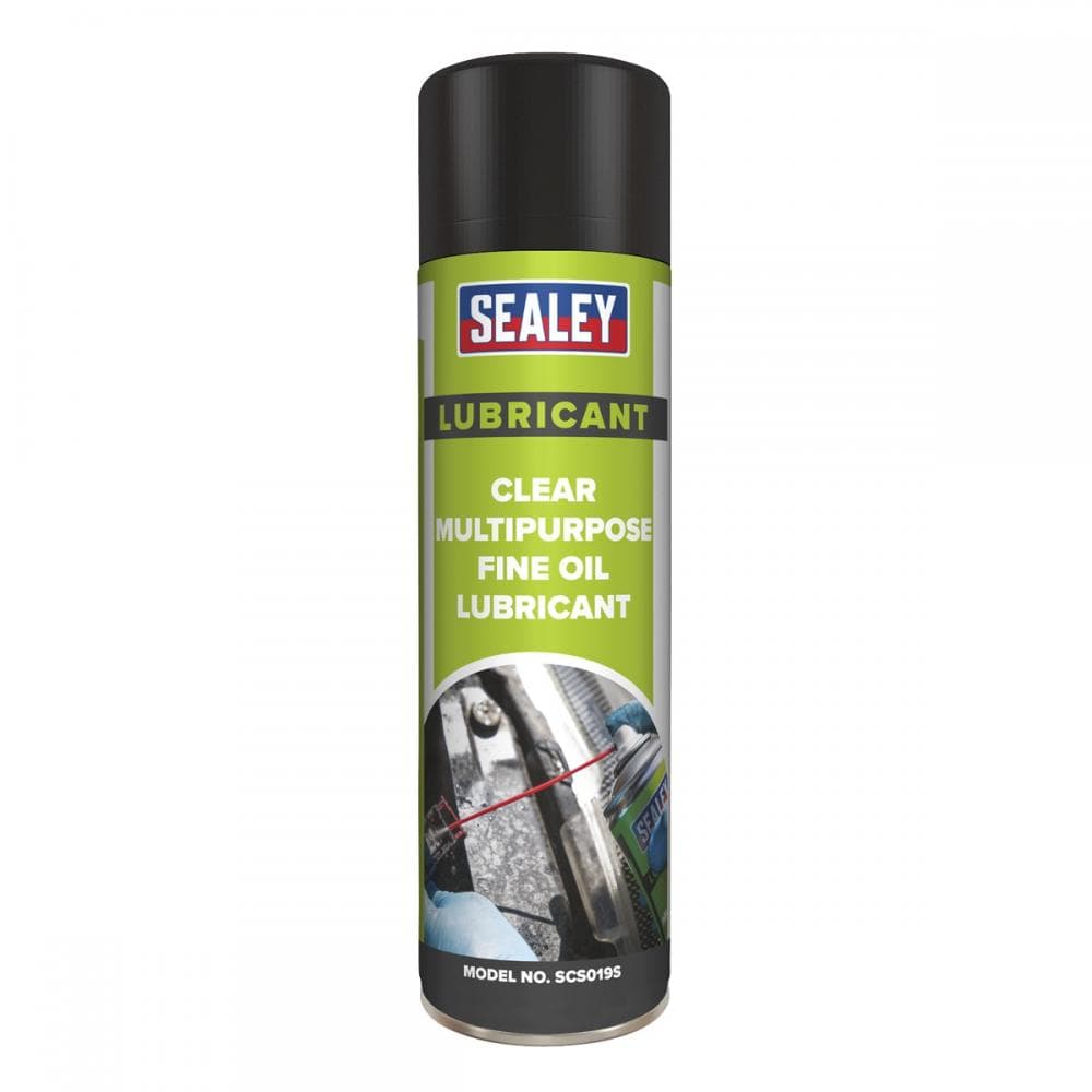 Sealey SCS019S Clear Fine Oil Lubricant Multipurpose 500Ml