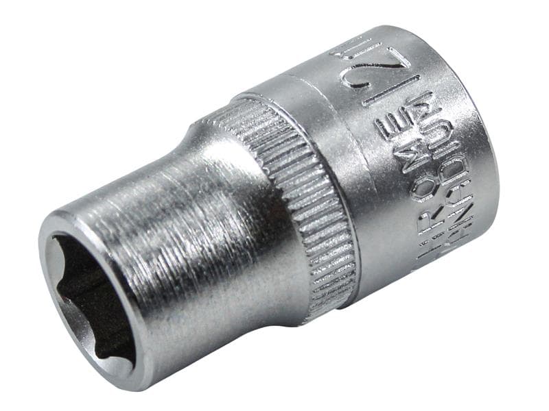 Faithfull Hex Socket 1/2In Drive 12Mm