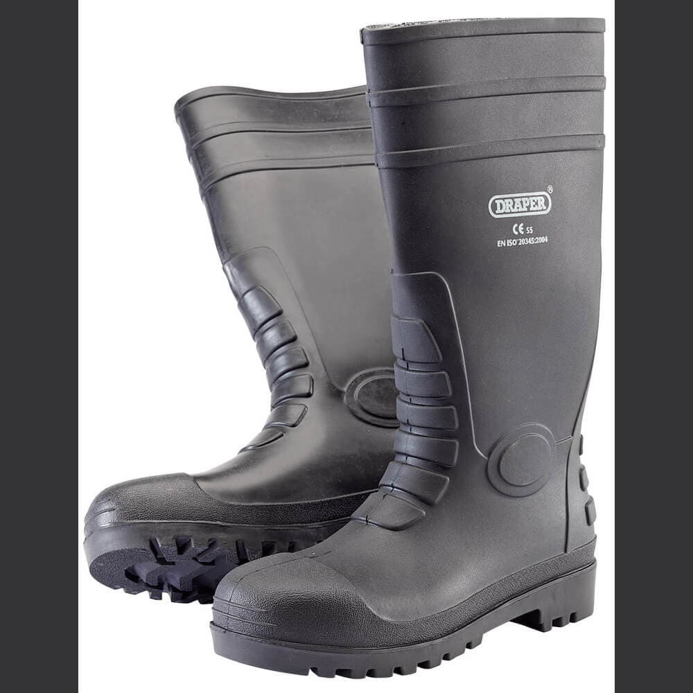 Draper Safety Wellington Boots Size 12 S5 02702