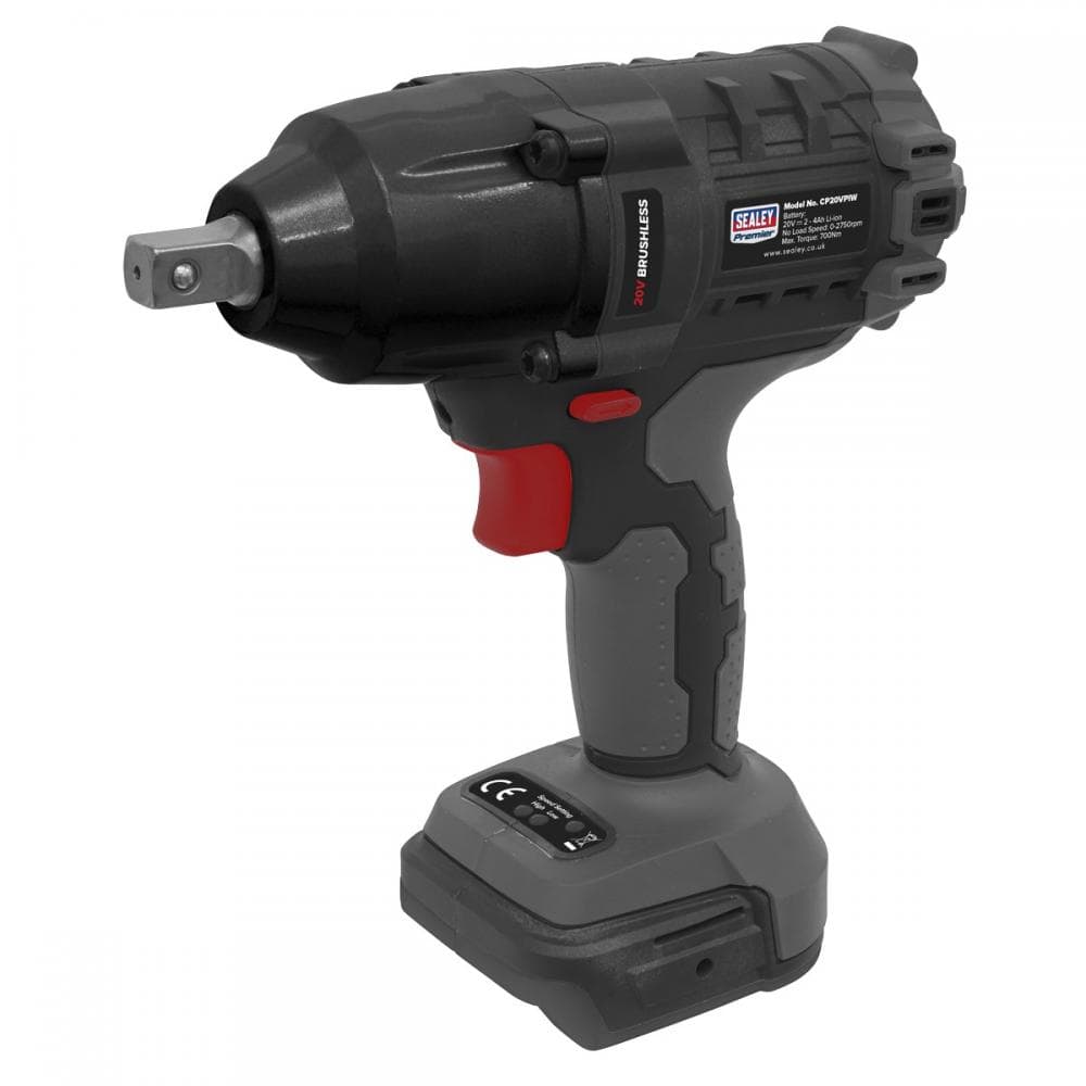 Sealey CP20VPIW Brushless Impact Wrench 20V Sv20 Series 1/2inSq Drive - Body Only