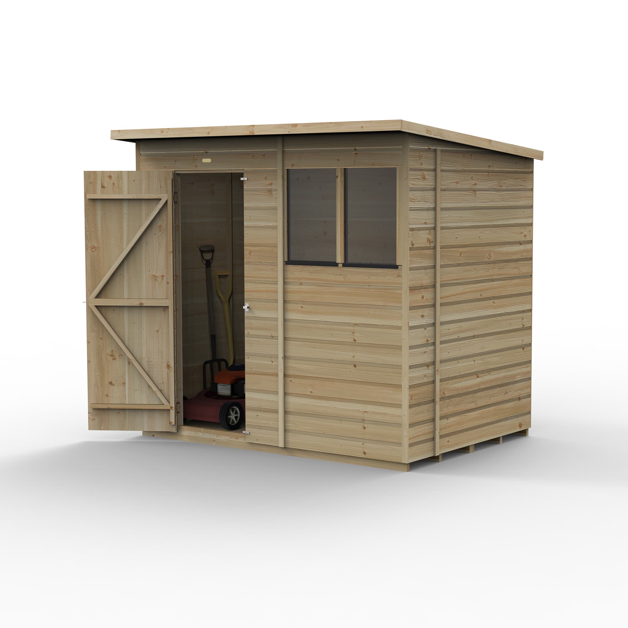 Beckwood 7x5 Pent Shed 2 Windows