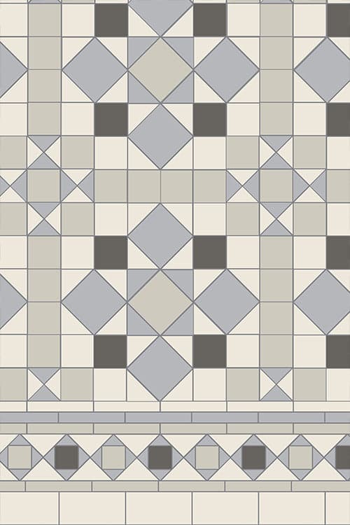 Original Style Victorian Chatsworth 4 colour Pattern