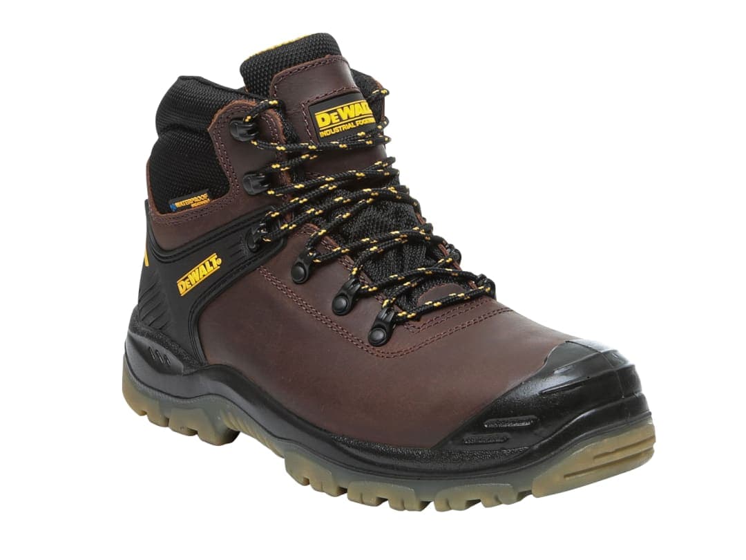 DEWALT Power Tools Newark S3 Waterproof Safety Hiker Boots Brown UK 9 EUR 43 NEWARK BROWN 9