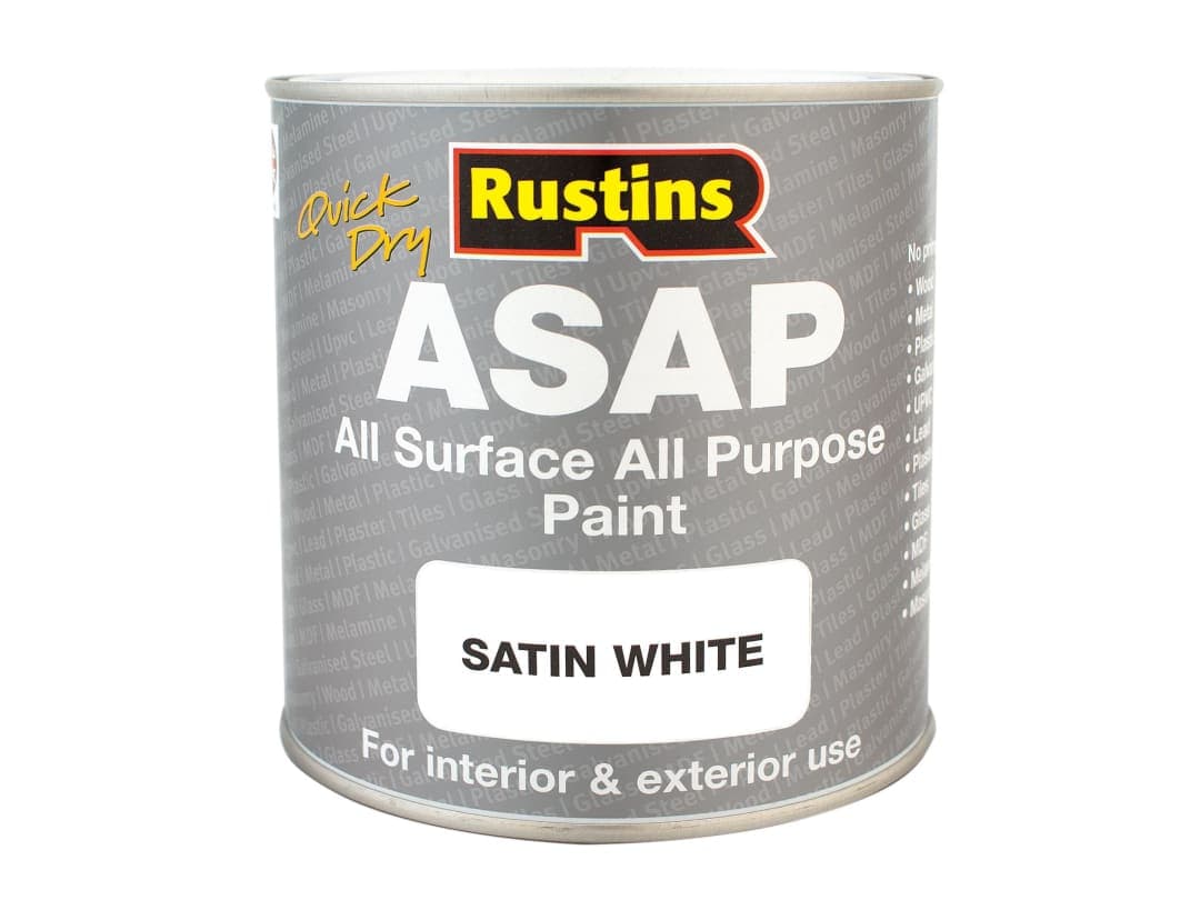 Rustins ASAP Paint White 500ml ASAPWH500