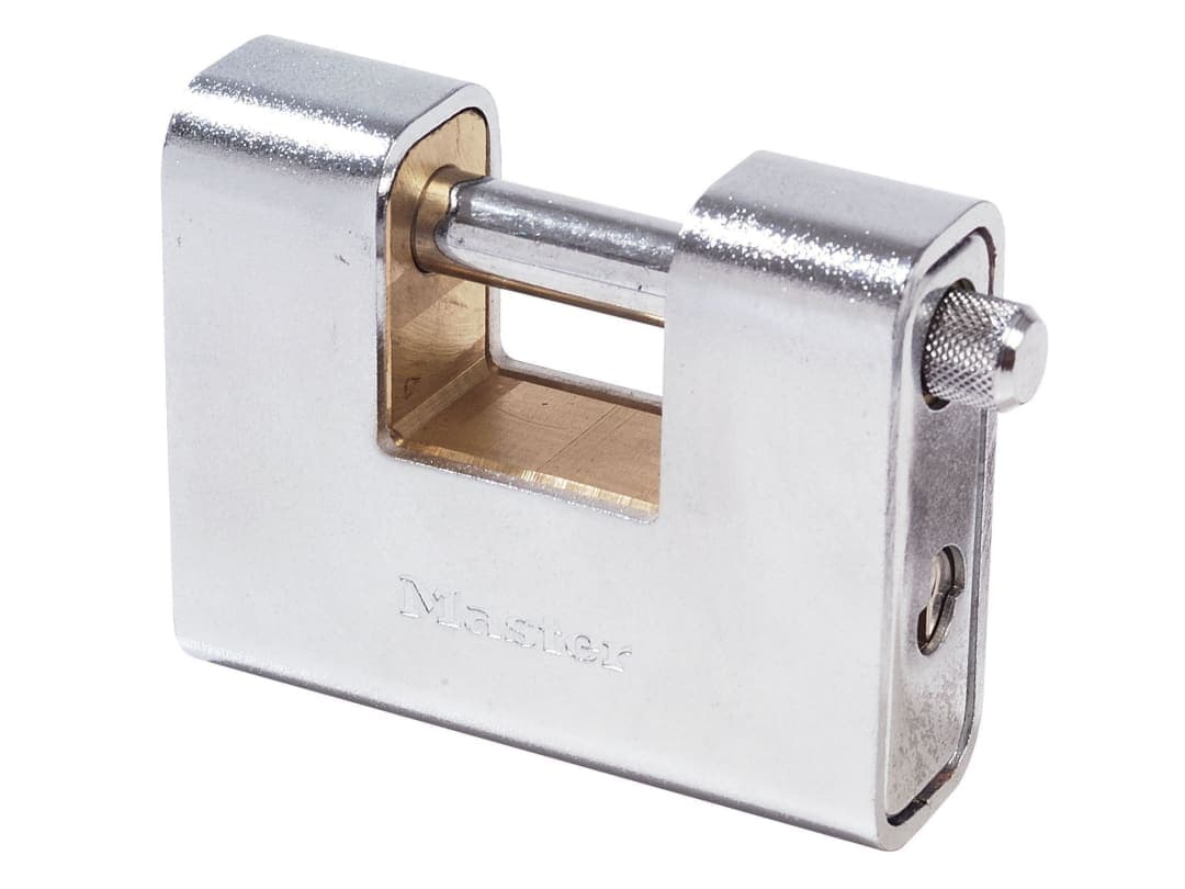 Master Lock Armoured 90mm Zinc Body Shutter Padlock 690EURD