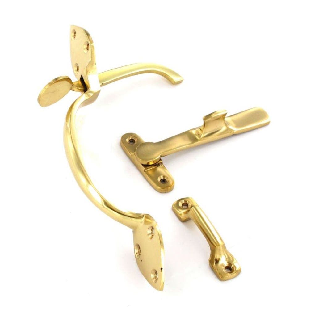 Suffolk Latch - 200mm - Polished Brass - Hardware Solutions