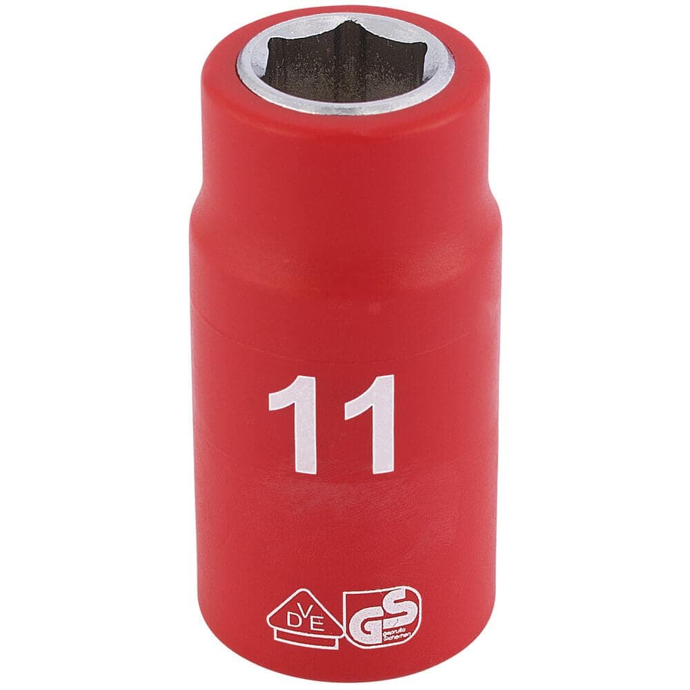 Draper Expert 31571 Fully Insulated Vde Socket 3/8in Sq. Dr. 11Mm each