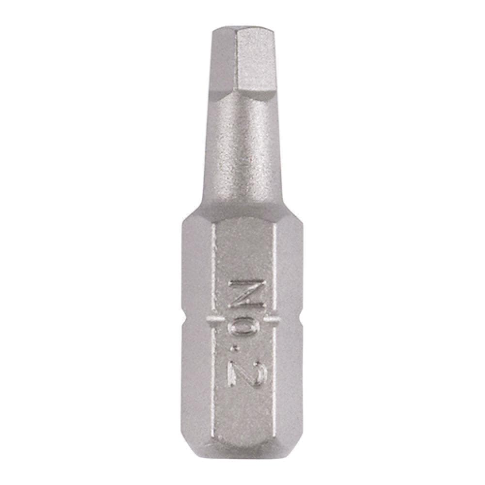 Timco 2SQ25GB S2 Driver Bits - Sq No.2 X 25 Blister Pack 2