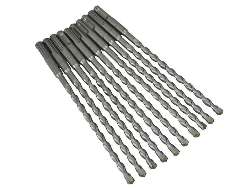 Faithfull Sds Plus Drill Bit 8Mm Ol: 210Mm Wl: 150Mm Bulk 10