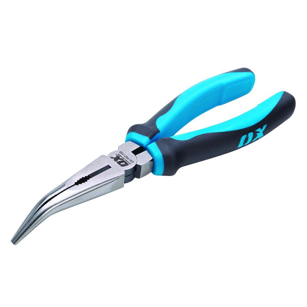 Ox Tools OX-P321720 Ox Pro Bent Long Nose Pliers - 200Mm (8in) EA