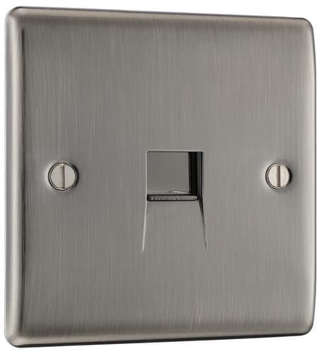 Evolve Matt Grey (Black) Double Switched 13A Power Socket + 2 X Usb (3.1A) PCDMG22U3B-01