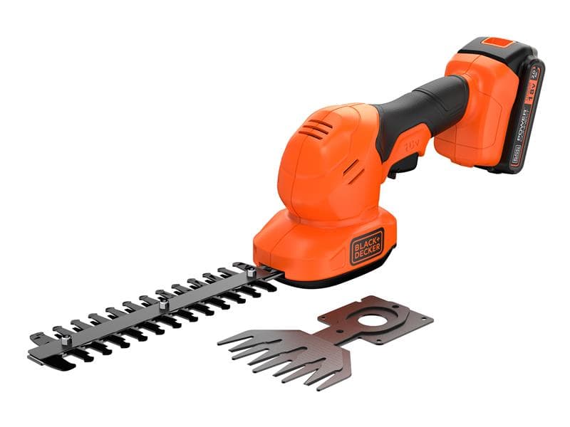 Black + Decker BCSS18D1-GB Bcss18D1 Shear Shrubber 18V 1 X 2.0Ah Li-Ion