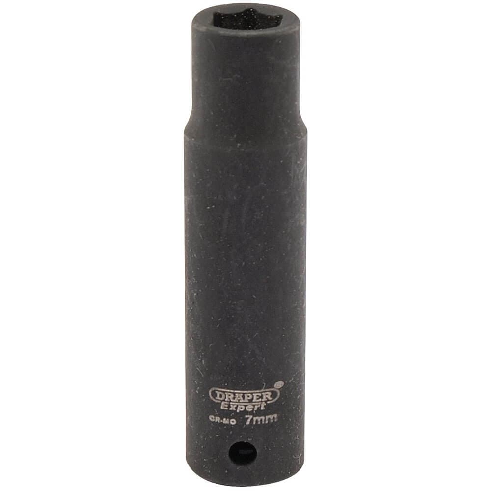 Draper Expert 05185 Expert Hi-Torq® 6 Point Deep Impact Socket 1/4in Sq. Dr. 7Mm each