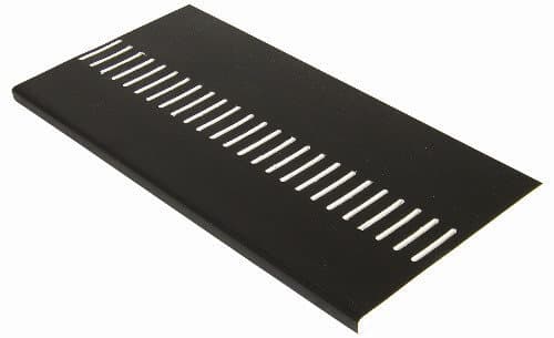 405mm Black Ash Woodgrain Vented Soffit Board - 10mm x 5mtr
