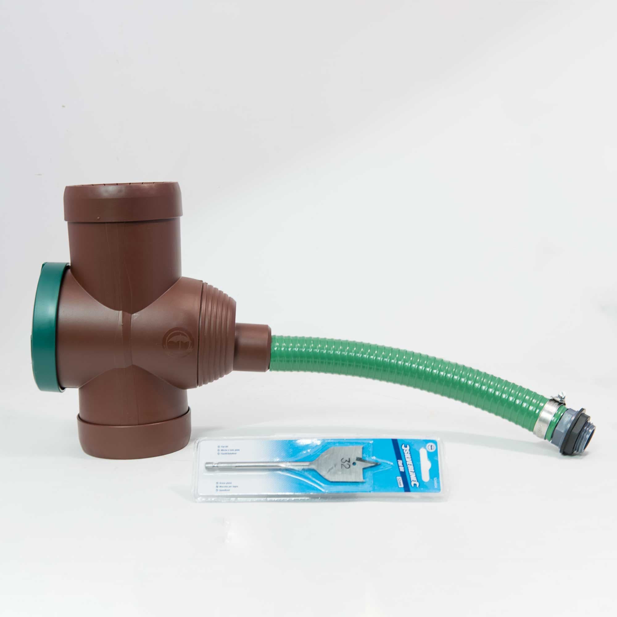 3P Universal Filter Collector Rain Diverter - Brown Original Organics