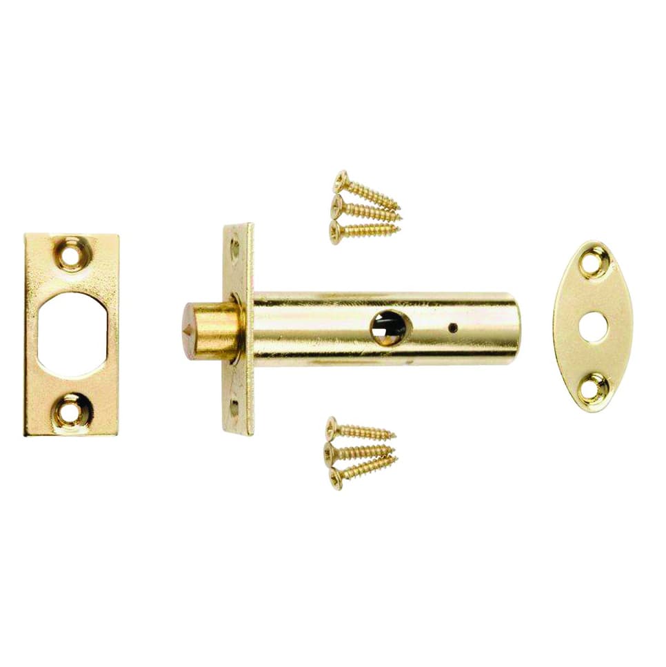 4Trade Brass Security Door Rack Bolt