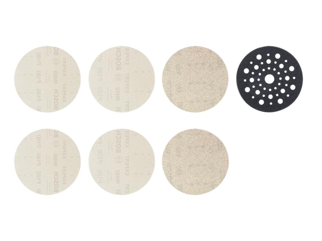 Bosch Powertool Accessories EXPERT M480 Net 125mm Starter Kit, 7 Piece 2608901202