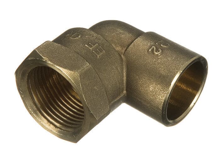 Endfeed Female Iron Adaptor Bent - 22mm x 3/4"