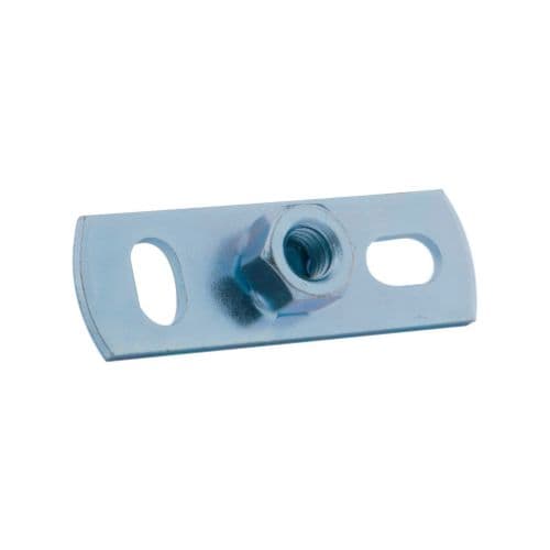 Halifax Cast Iron Drain/Soil Zinc Plated Pipe Wall Plate - 80mm